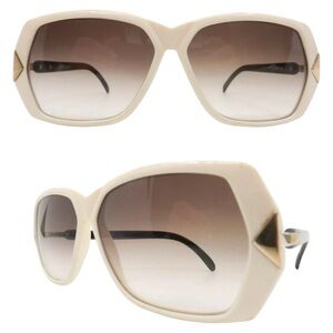 1980’s Thick Framed Silhouette Sunglasses, Made in Austria, Colorblock